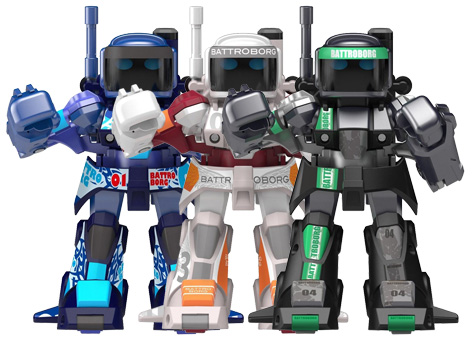 Different colour Battroborgs from Tomy