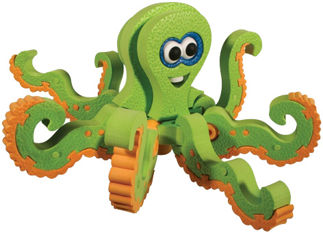 A Bloco Toy Octopus from their Marine Creatures Set