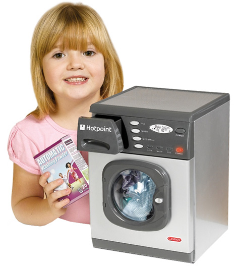 The Hotpoint Electronic Washing Machine Toy from Casdon