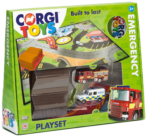 Corgi Toys Emergency Playset Packaging