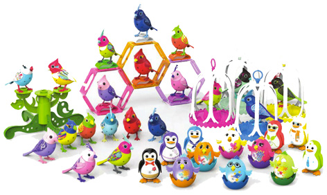 The full range of DigiBirds and DigiChicks