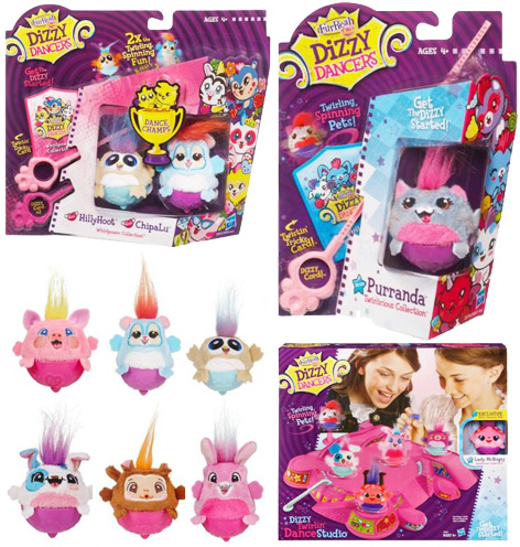 Just some of the Dizzy Dancer toys available