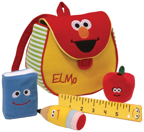 Elmo's Book Bag Playset
