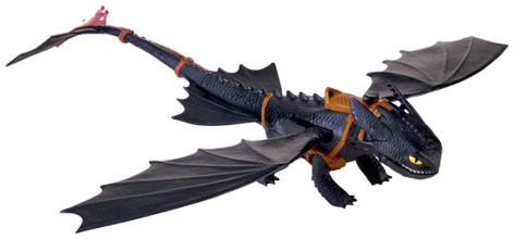 How To Train Your Dragon - Giant Fire Breathing Toothless Dragon Toy