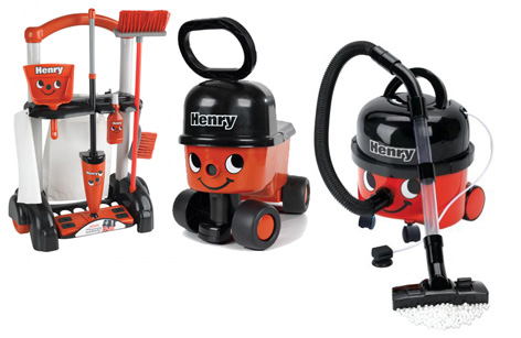 Jouet Aspirateur Casdon Little Henry - Réplique Fonctionnelle Avec Bac Amovible, Tuyau Et Accessoires, Pour Enfants