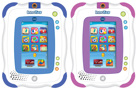 Blue and Pink VTech InnoTab 2