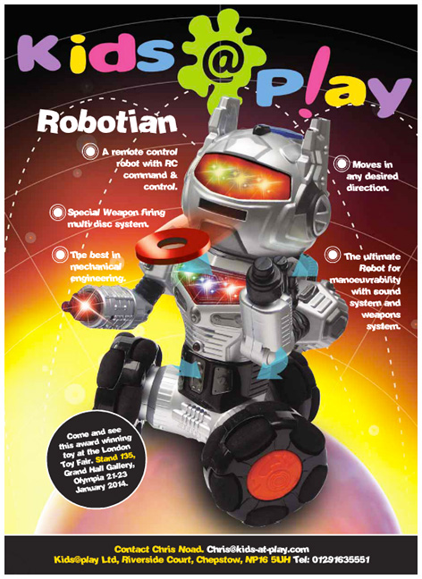 Robotian trade press advert