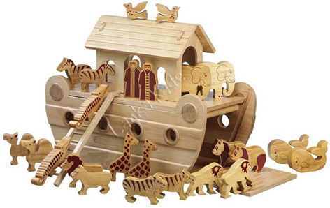 The Deluxe Wooden Noah's Ark from Lanka Kade