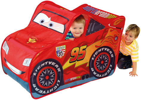 The Cars 2 Lightning McQueen Play Tent from Worlds Apart