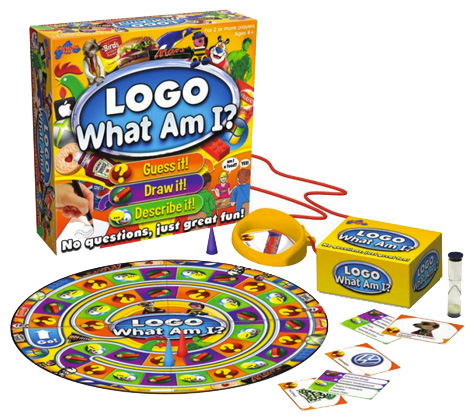 LOGO What Am I board game contents