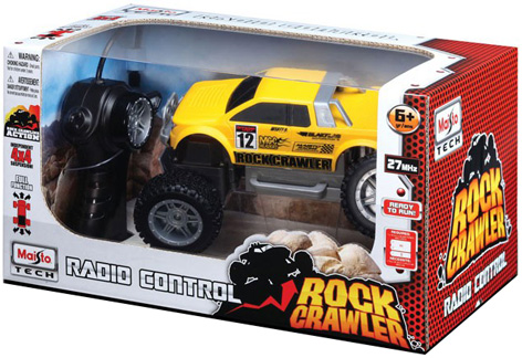 Packaging of the Maisto Rock Crawler Junior from Rebel Toys