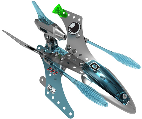 Space Chaos Silver Force from Meccano