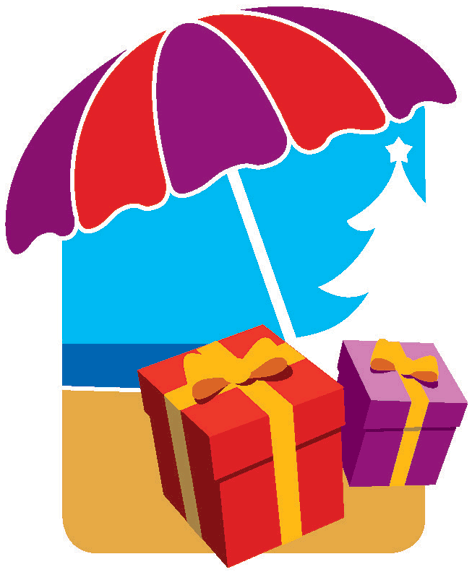 The official Christmas in July Logo