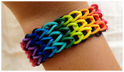 Rainbow Loom bracelet