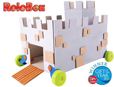 The Cardboard Rolobox Chateau Carton Toy
