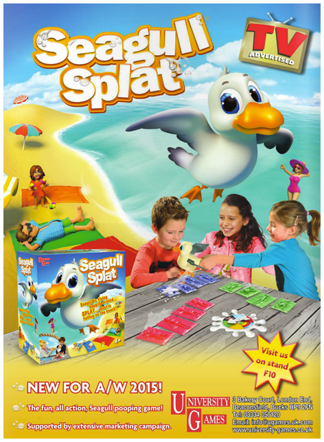 Seagull Splat trade show advert
