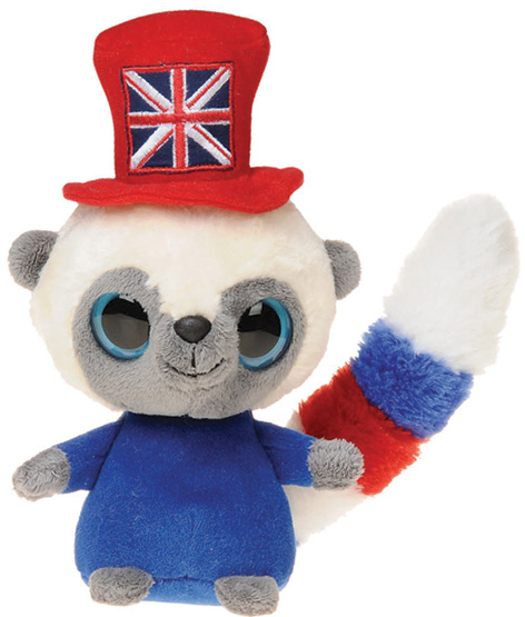 Sporting YooHoo with Union Flag Hat