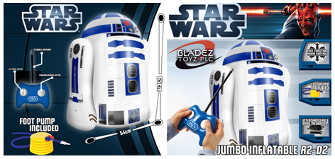Promotional Adverts for the Jumbo Inflatable R/C R2-D2
