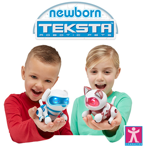 Blue and Pink Teksta Newborns