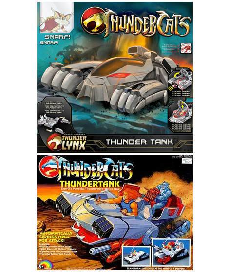 Comparison of the new and original toy packaging