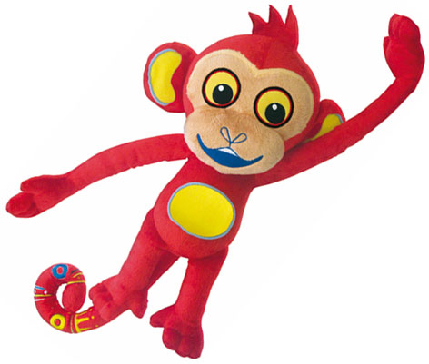 The Tinga Tinga Tales Up, Down and All Around Monkey Toy