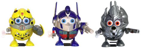Eggtimus Prime, Eggatron and Bumble Egg Eggbods