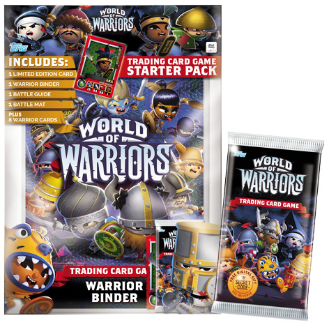 World Of Warriors Topps Trading Card Starter Pack