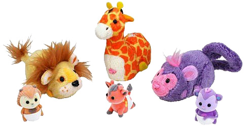 Some of the Colourful Zhu-Fari Animals