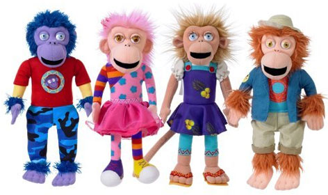 ZingZillas Talking Soft Toys - Zak, Panzee, Drum and Tang