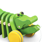 Wooden Dancing Alligator Toy