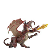A Three-Headed Toy Dragon Figure from Papo