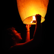A Sky Lantern - The Ultimate Festival Toy