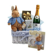 A Beatrix Potter Themed Baby Gift Basket