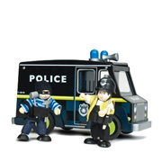 A Police Van with Cop & Robber from Le Toy Van