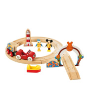The Mickey Goes Fishing Wooden Railway Set from Brio