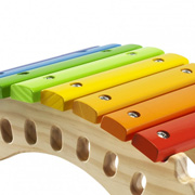 A Wooden Musical Band Toy from Plan Toys