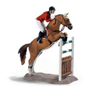 A Jumping Toy Figure Horse from Schleich