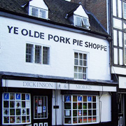 Dickinson and Morris Pie Shop in Melton Mowbray
