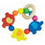 Elephant Touch Ring Teething Rattle