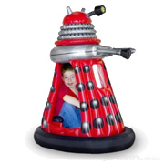 A Red Ride-In Dalek Toy