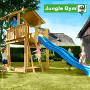 The Jungle Chalet Climbing Frame from Jungle Gym