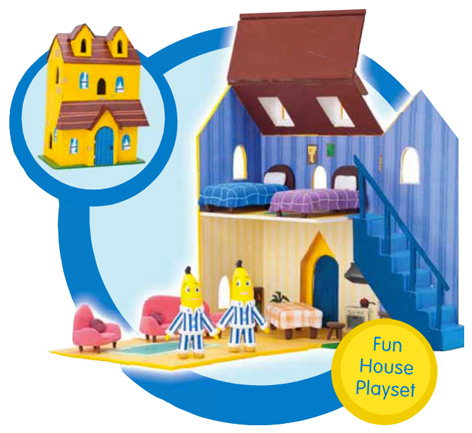 The Bananas in Pyjamas Fun House Playset