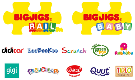 Bigjigs brand logos for 2018' Brands