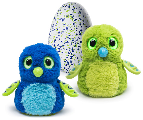 Adorable Blue and Green Hatchimals