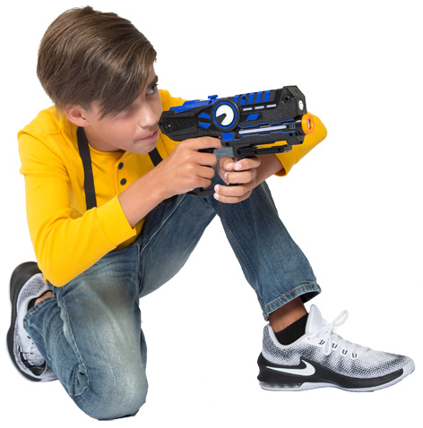 Boy playing ArmoGear