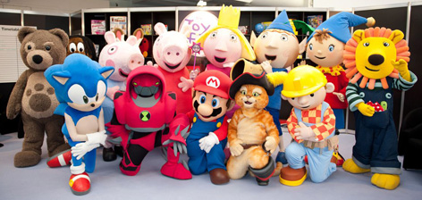 The characer photocall at the 2011 London Toy Fair