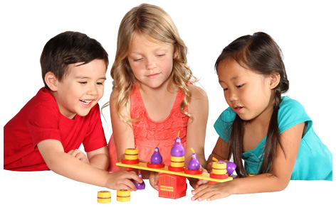 Kids playing with Chickyboom
