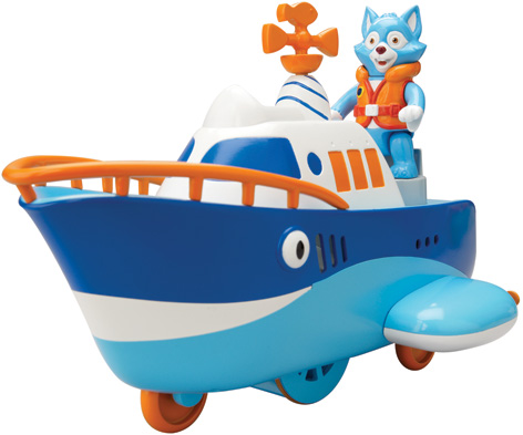 The Special Agent OSO Wolfie's Wind Up Boat