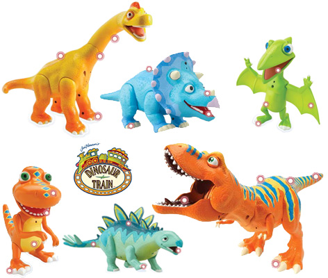 Dinosaur Train Toys from Tomy Interaction Dinosaur Toys