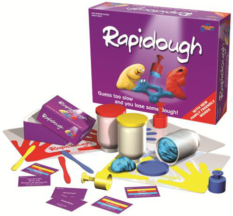 The contents of Drumond Park's New Family Rapidough Game